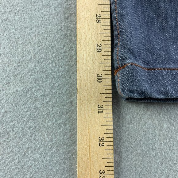 **SOLD**Y2K Tristan Womens Jeans 4 x 30.5 Wide Leg Mid Rise Thick Stitching - Picture 7 of 12